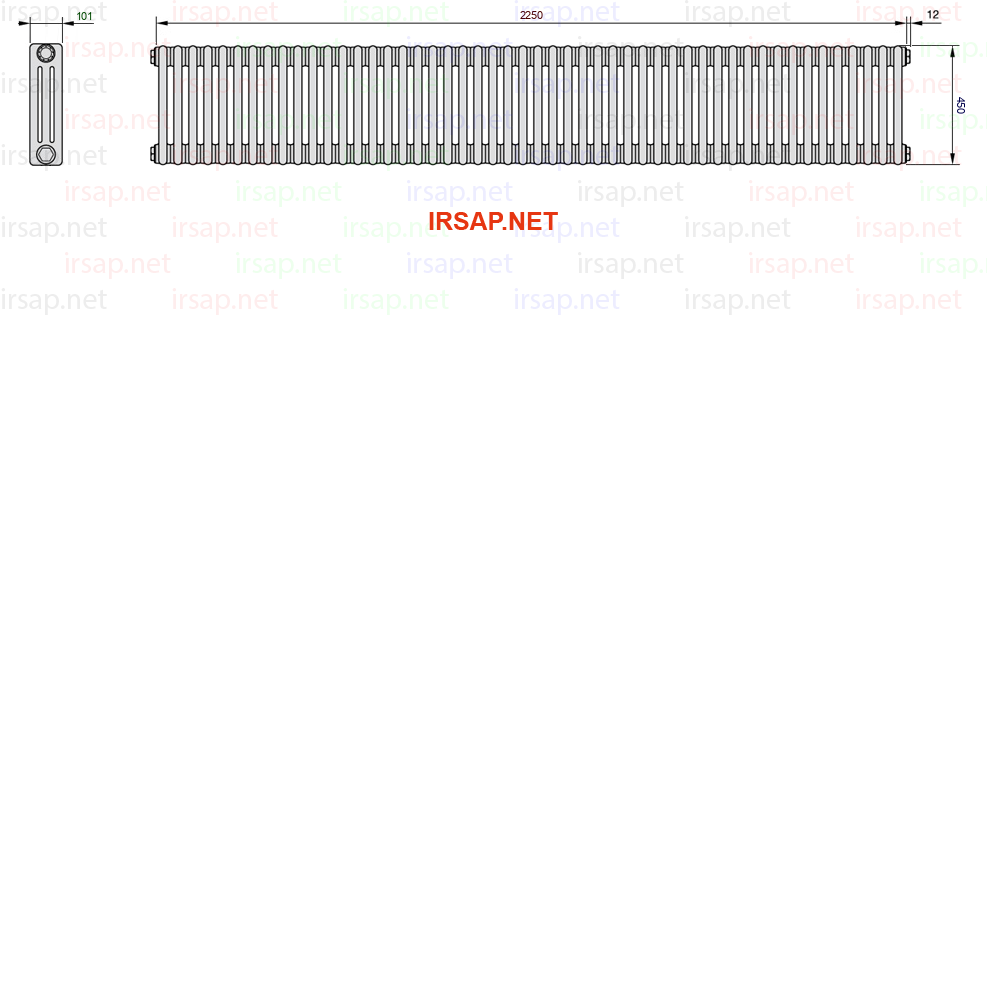 Радиатор IRSAP Tesi 30450/50 T22 CL 01